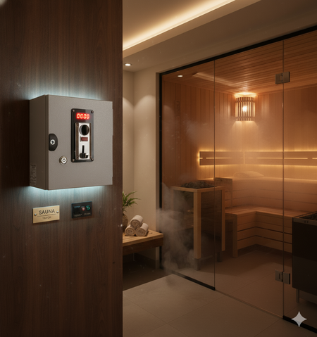 Gettoniera Universale per Sauna a 230V / max 3500W (per interni)