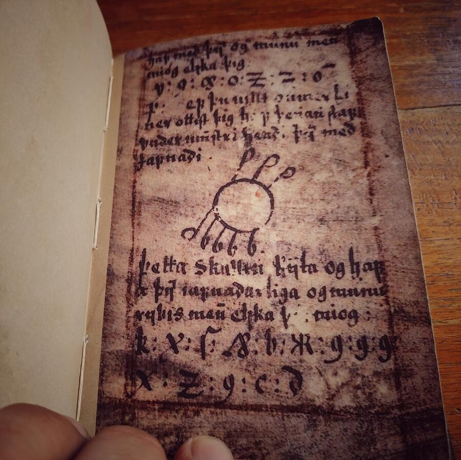 OFFER: Only one copy! - Galdrabok Rauoskinna - Grimoire of Black Magic (about XVII century)