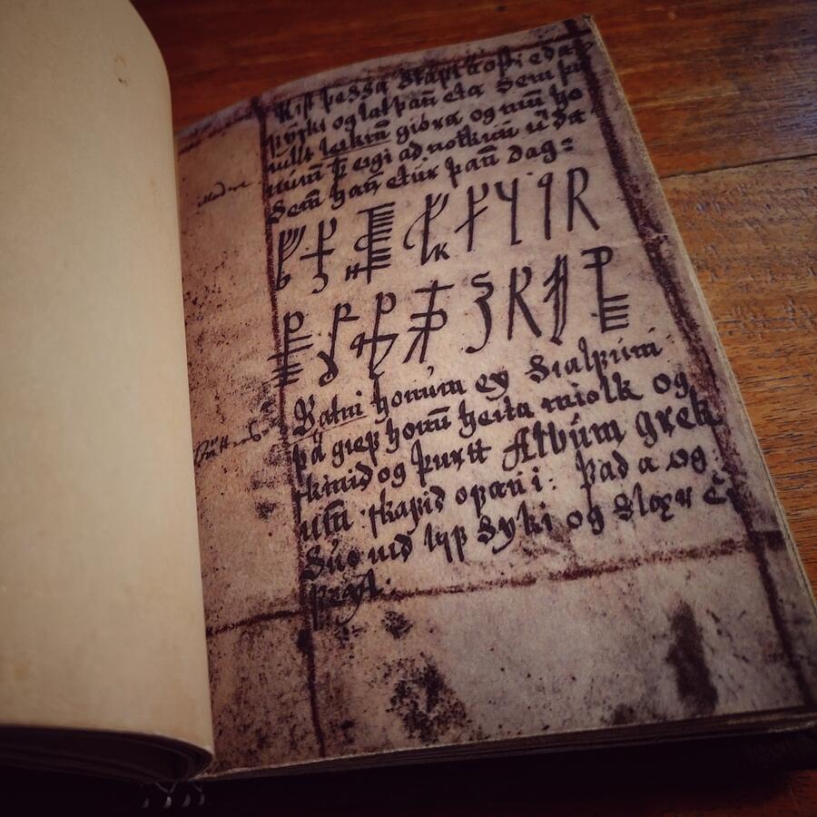 OFFER: Only one copy! - Galdrabok Rauoskinna - Grimoire of Black Magic (about XVII century)