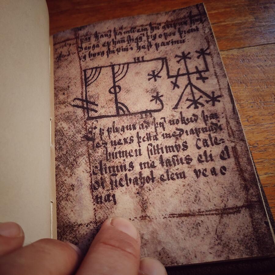 OFFER: Only one copy! - Galdrabok Rauoskinna - Grimoire of Black Magic (about XVII century)