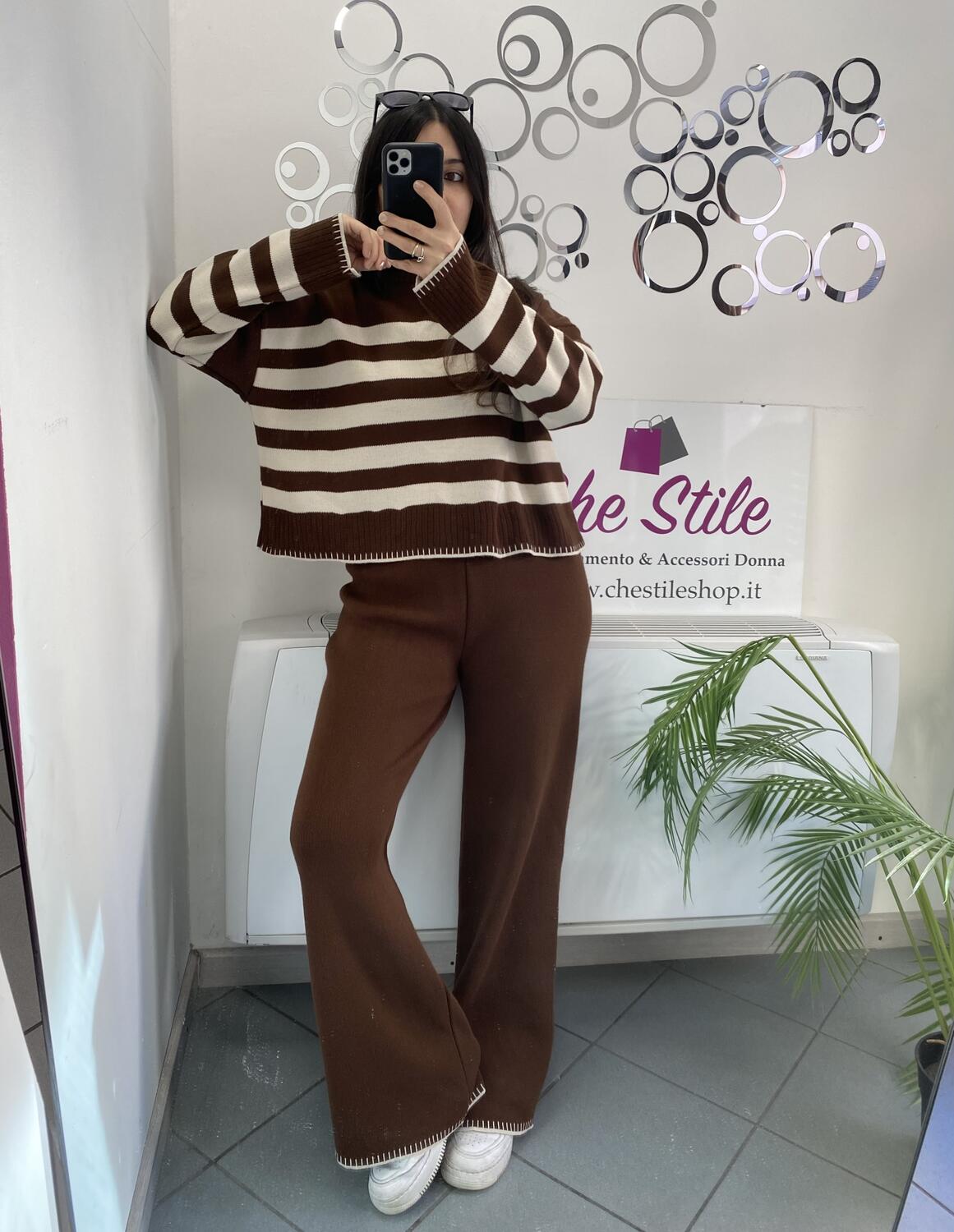 NOVITÀ Completo in maglia in misto lana