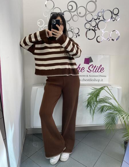 NOVITÀ Completo in maglia in misto lana