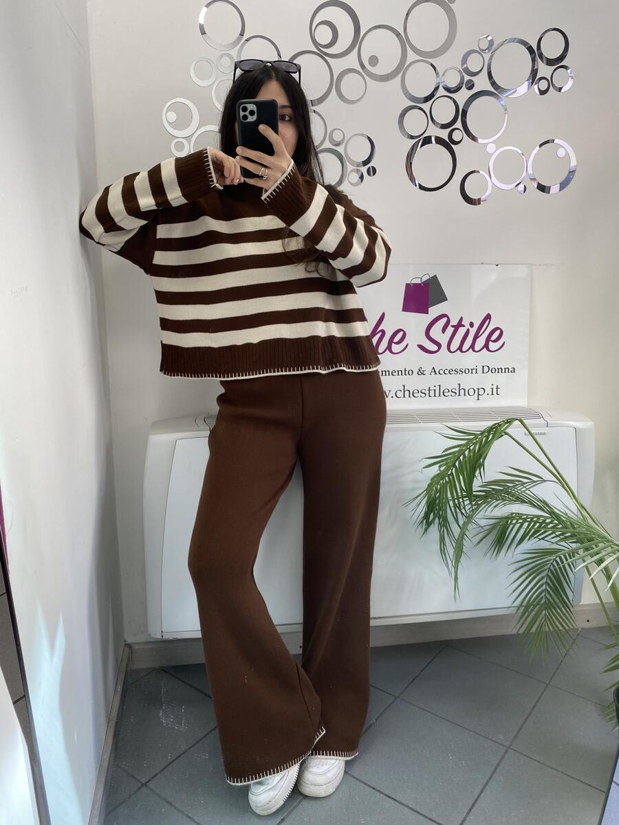 NOVITÀ Completo in maglia in misto lana