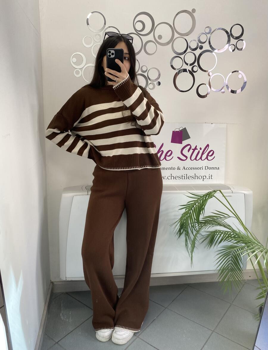 NOVITÀ Completo in maglia in misto lana