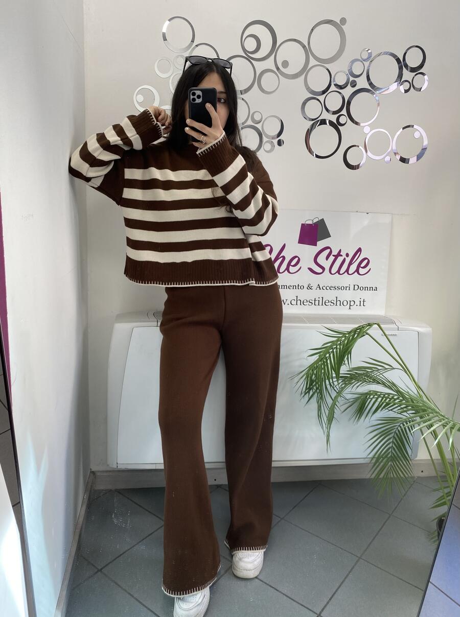 NOVITÀ Completo in maglia in misto lana