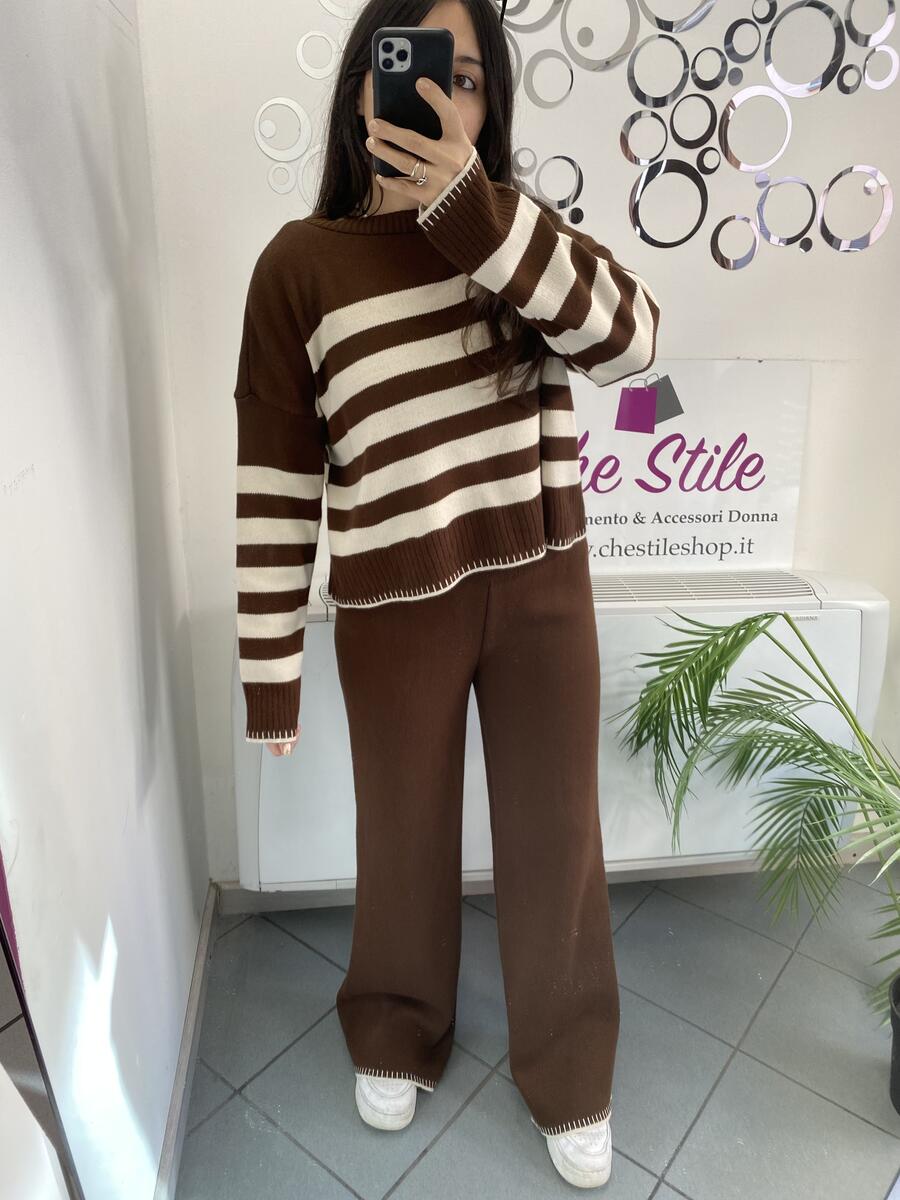 NOVITÀ Completo in maglia in misto lana