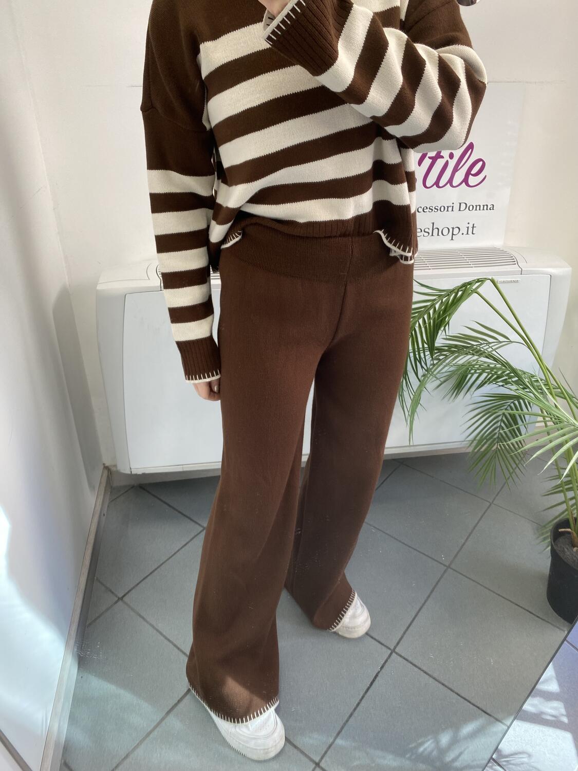 NOVITÀ Completo in maglia in misto lana