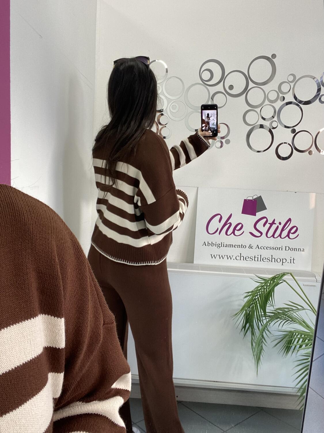 NOVITÀ Completo in maglia in misto lana