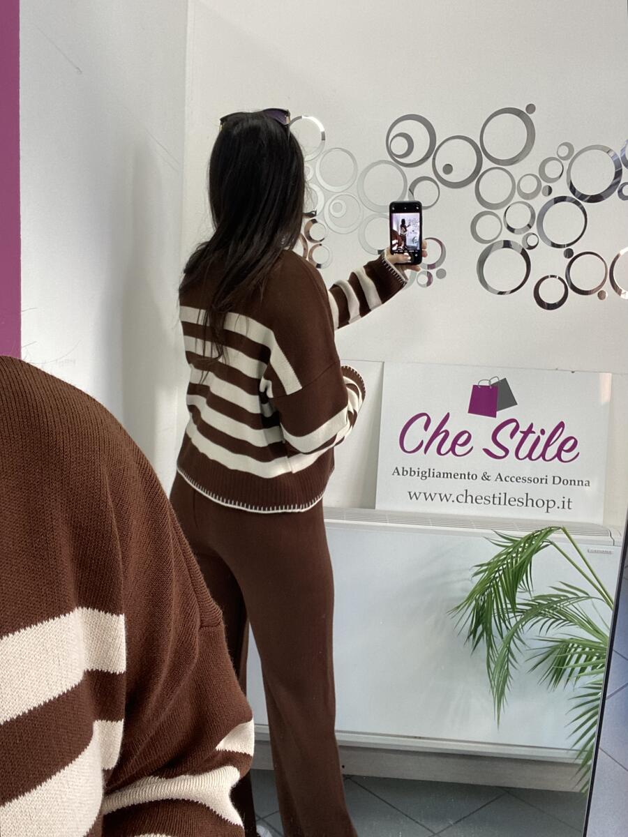 NOVITÀ Completo in maglia in misto lana