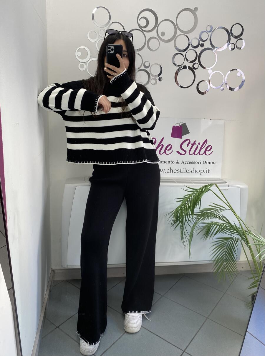 NOVITÀ Completo in maglia in misto lana