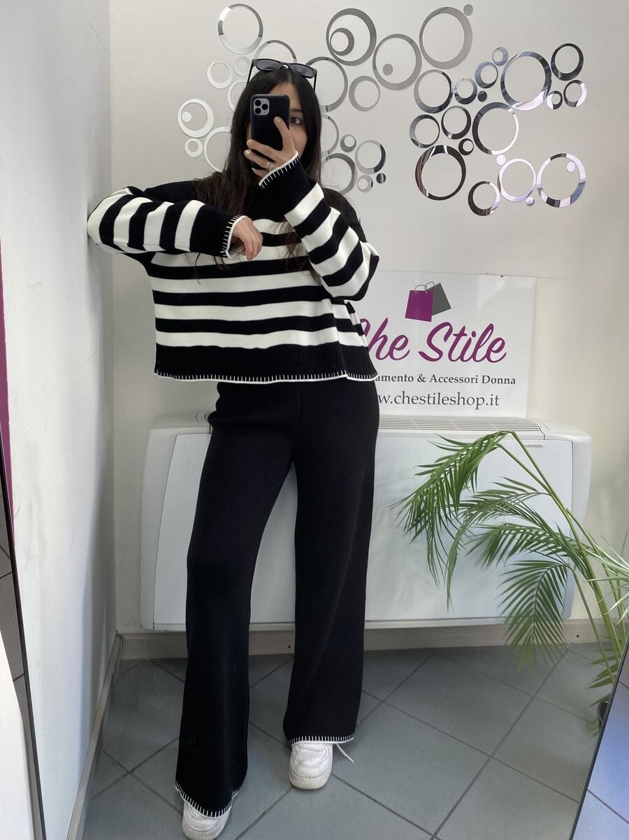 NOVITÀ Completo in maglia in misto lana