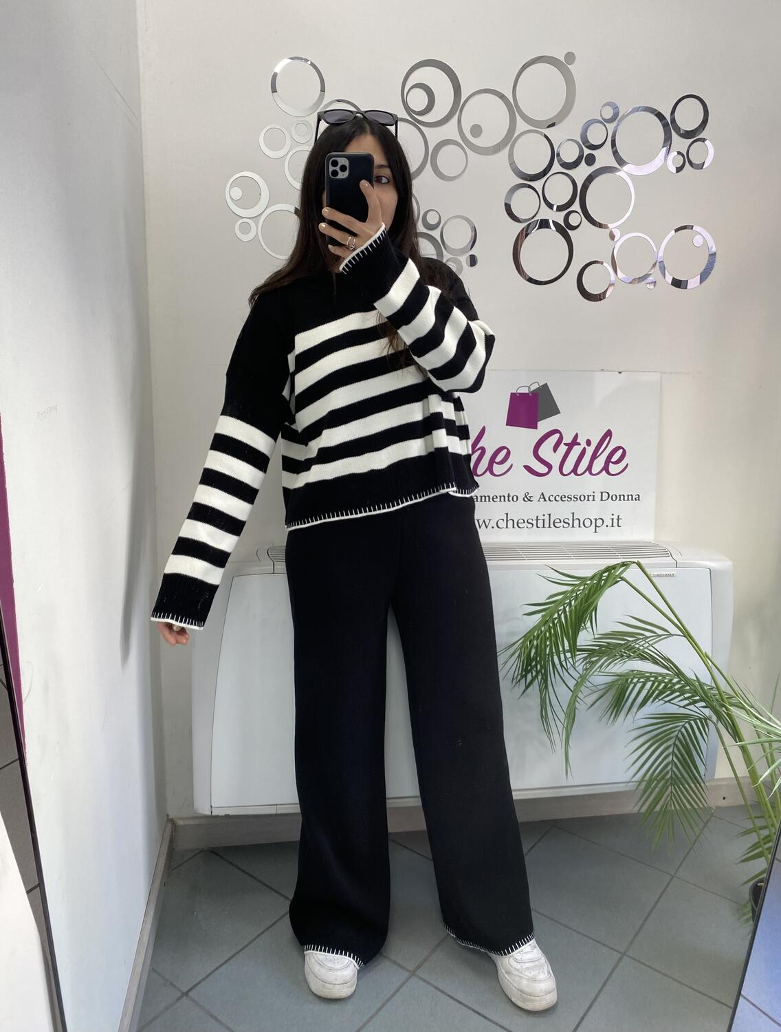 NOVITÀ Completo in maglia in misto lana