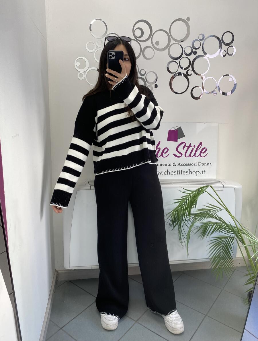 NOVITÀ Completo in maglia in misto lana