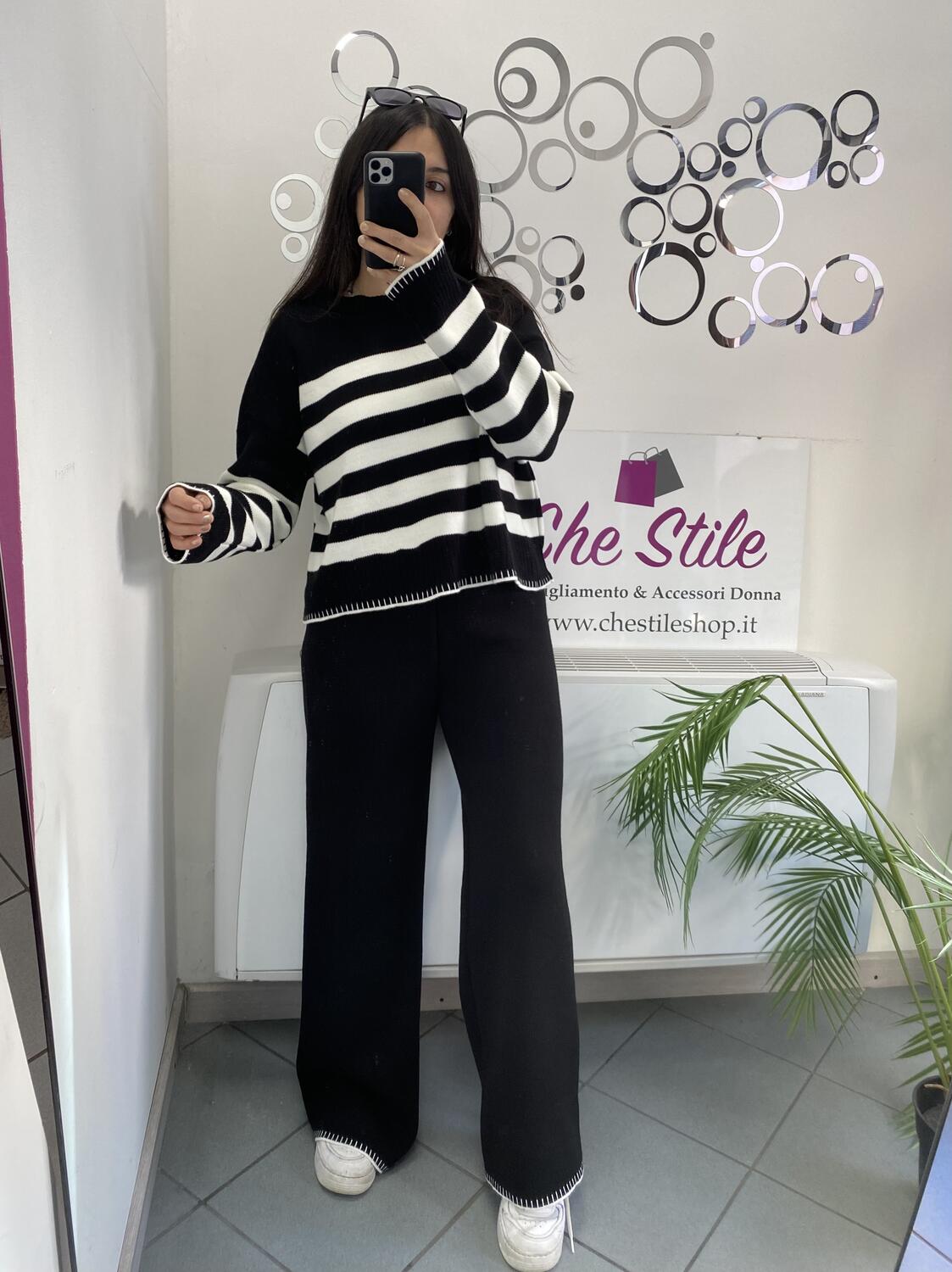 NOVITÀ Completo in maglia in misto lana