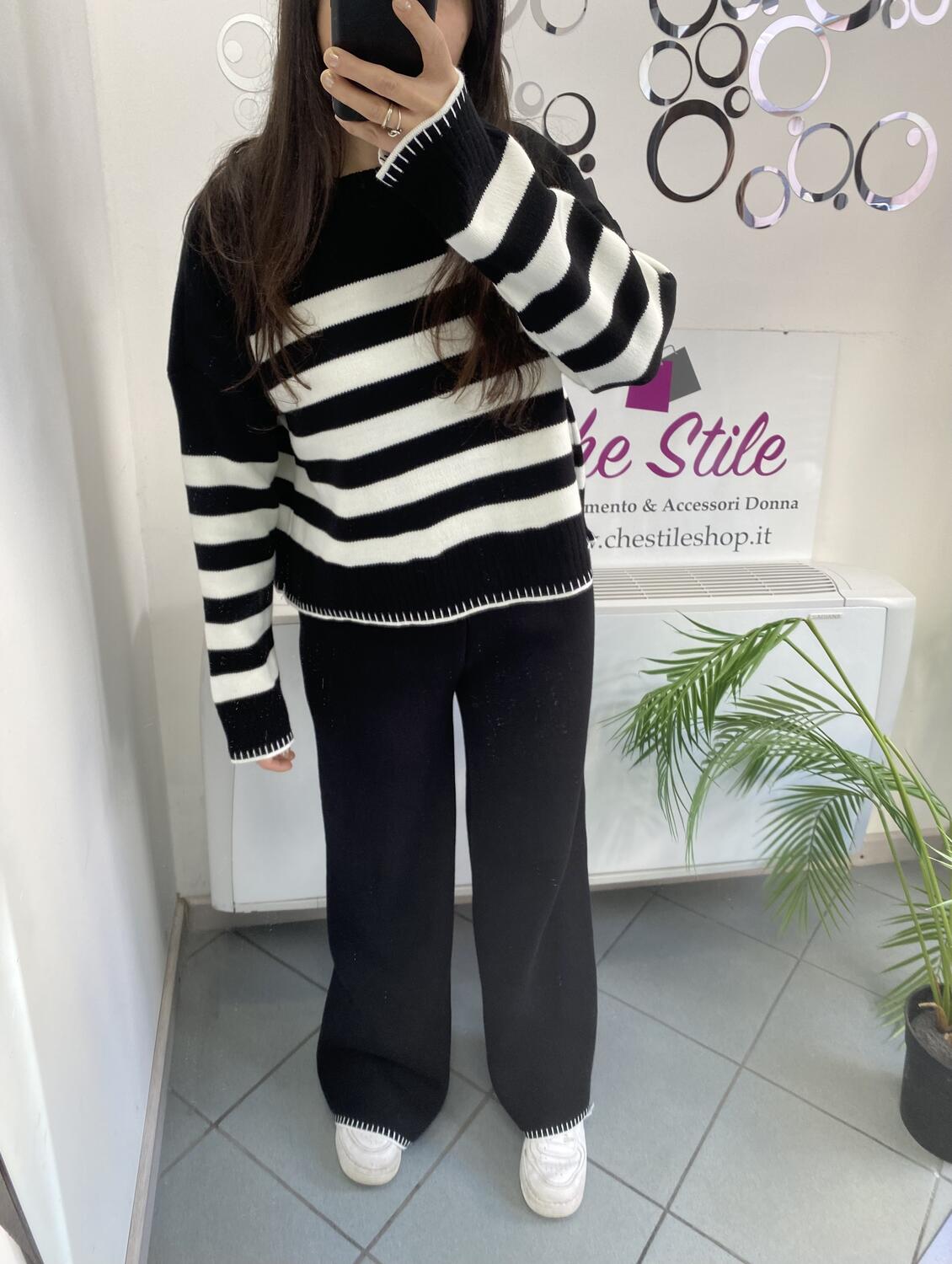 NOVITÀ Completo in maglia in misto lana