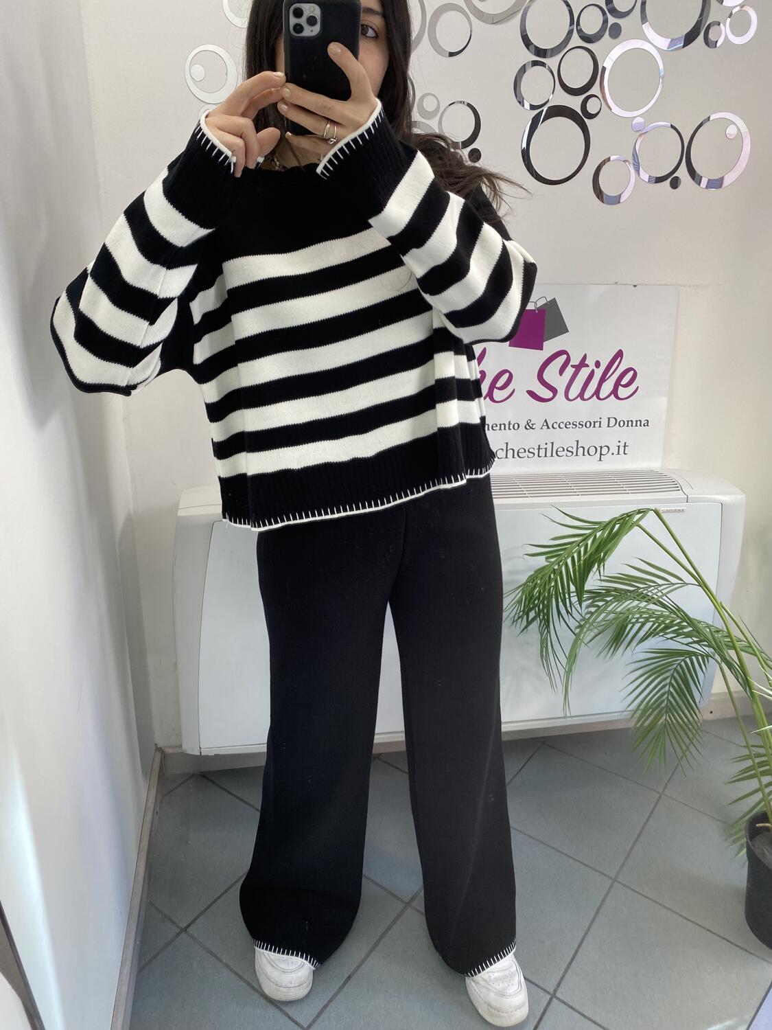 NOVITÀ Completo in maglia in misto lana