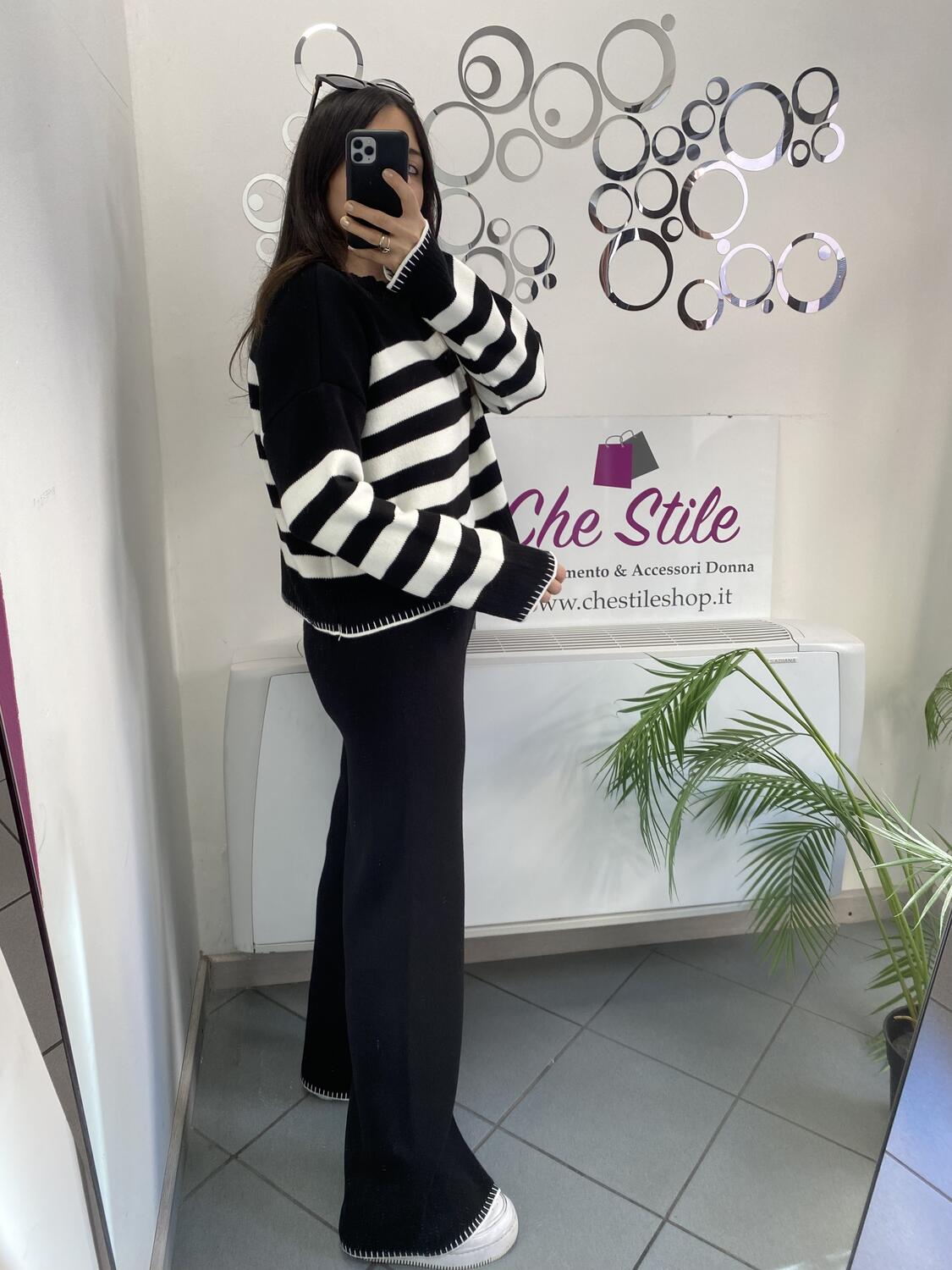 NOVITÀ Completo in maglia in misto lana