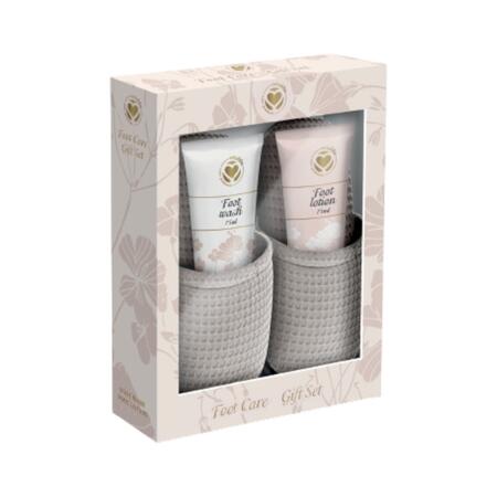 SETABLU SET REGALO CREME MANI 75 ML + LOZIONE CORPO 75 ML +  PANTOFOLE 