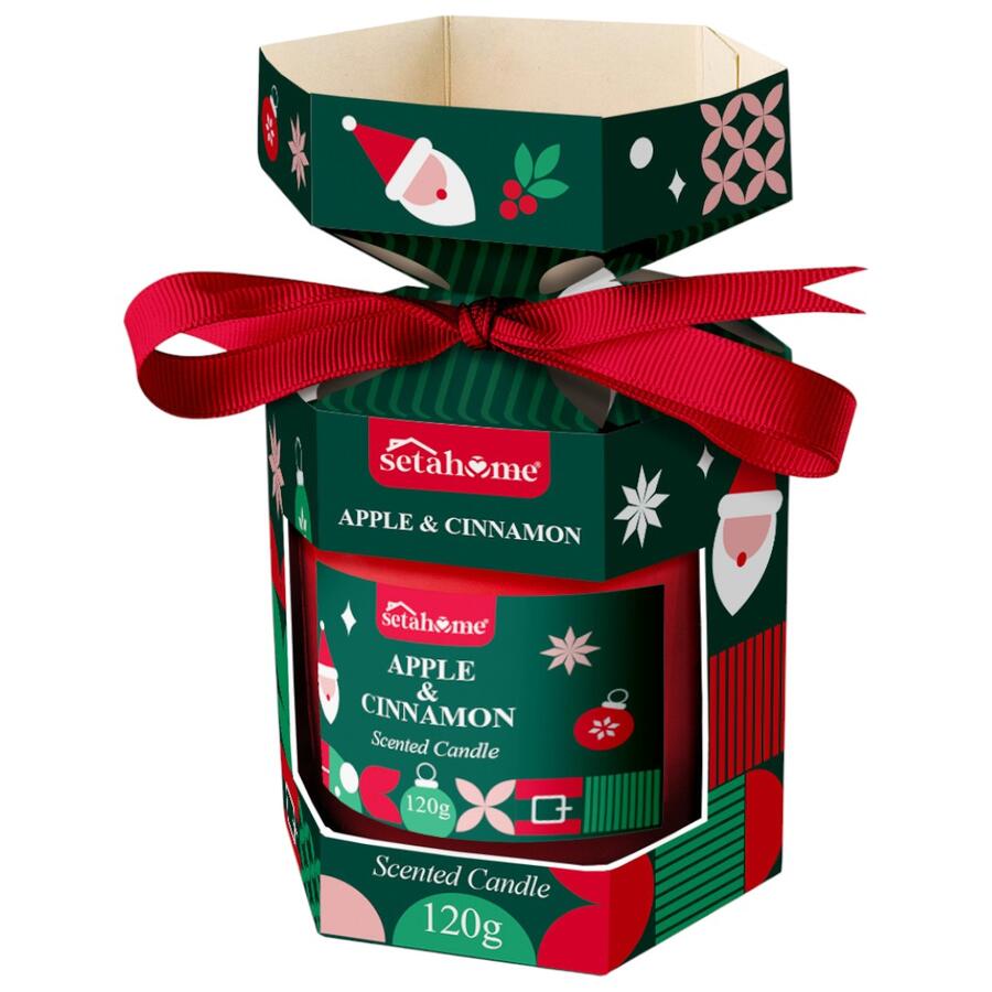 SETABLU CANDELA NATALE 120 GR (Confezione da 6 pezzi) 