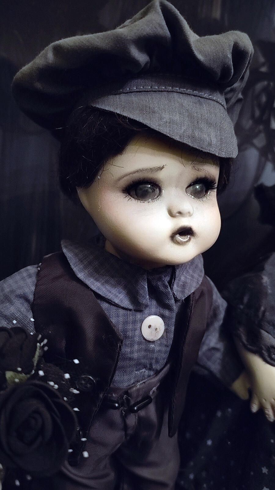 Gemelli delle Ombre Jim e Jessy - Bambole in porcellana