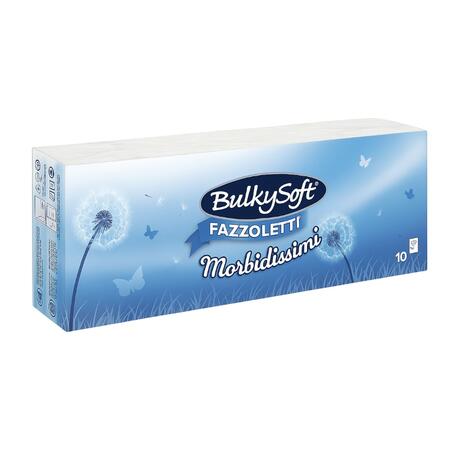 BULKYSOFT FAZZOLETTINI 10 PACCHETTI (Confezione da 54 pezzi)