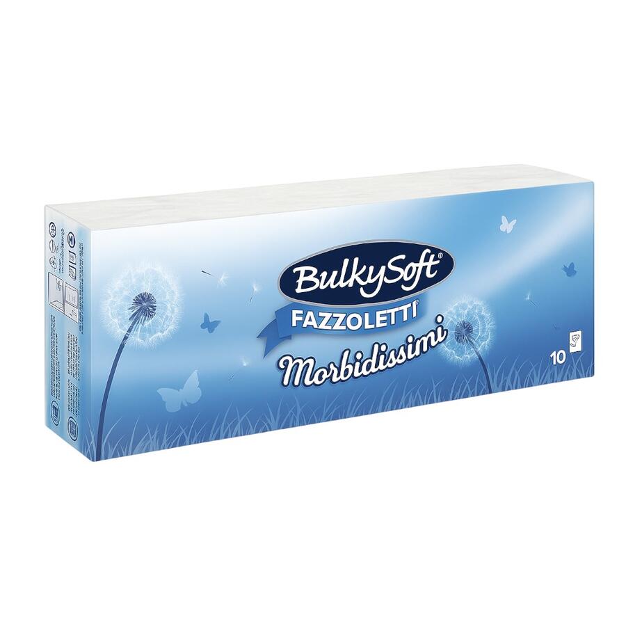 BULKYSOFT FAZZOLETTINI 10 PACCHETTI (Confezione da 54 pezzi)