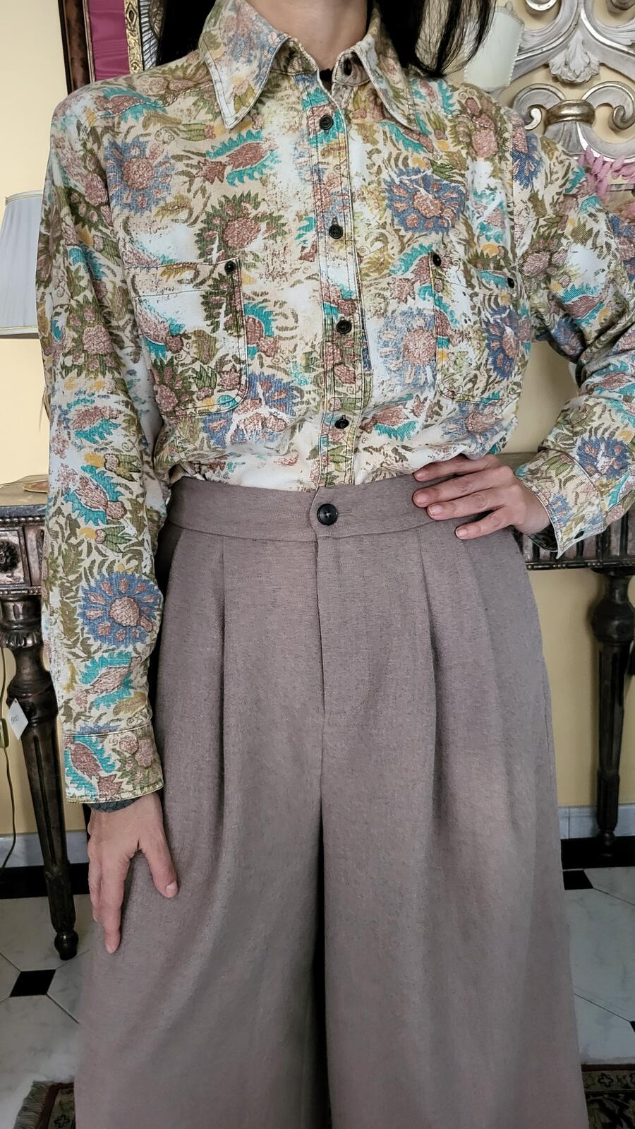 Camicia Velluto Elena Mirò 