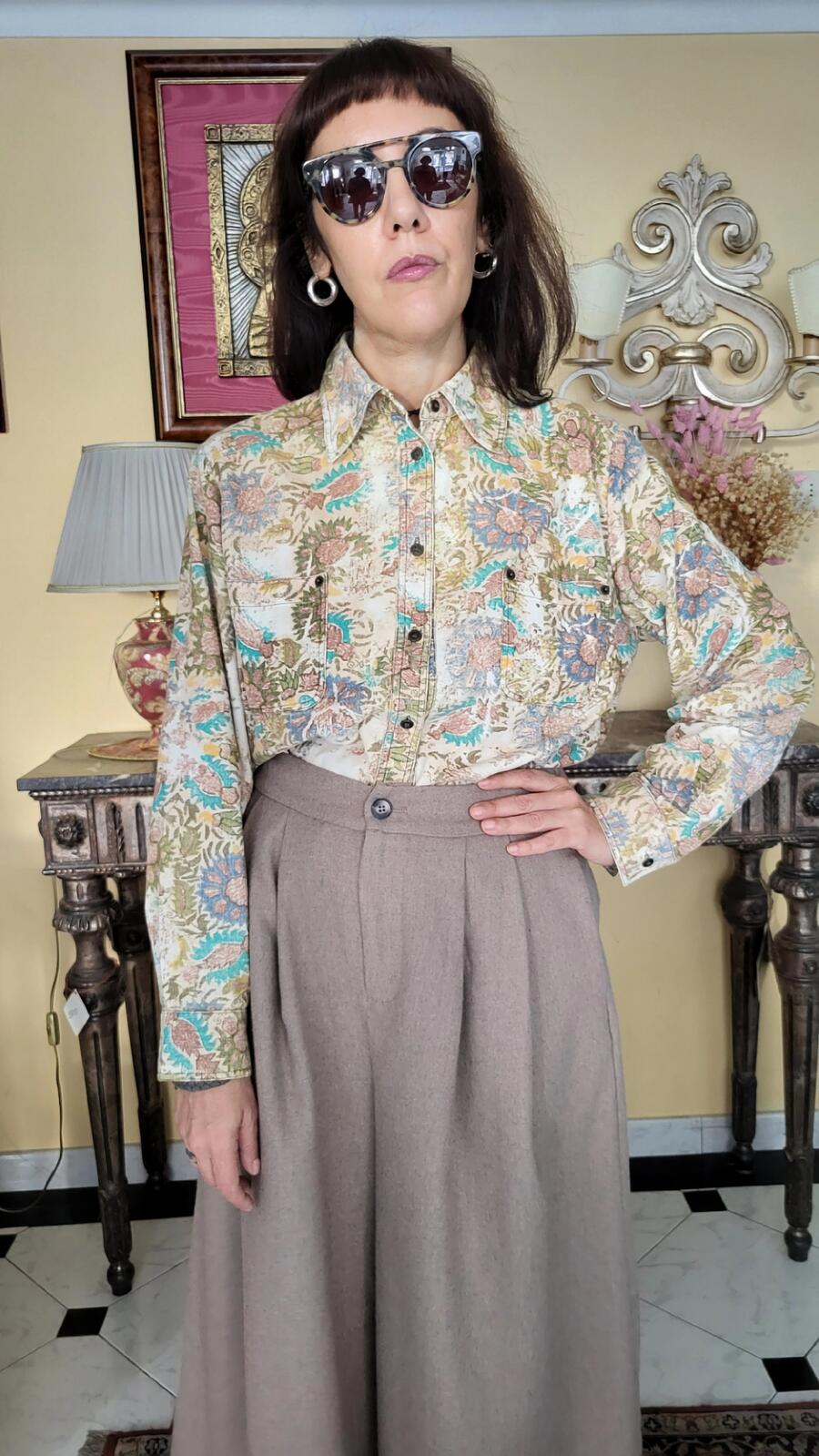 Camicia Velluto Elena Mirò 