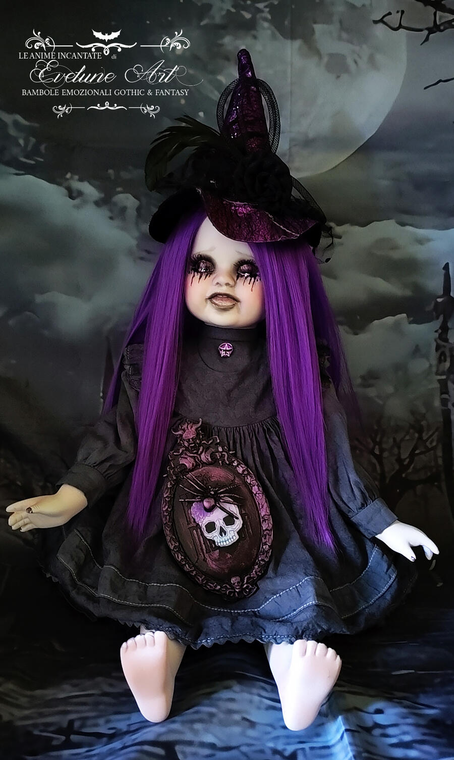 Dorothy la Strega Scalza Bambola fatta a mano 