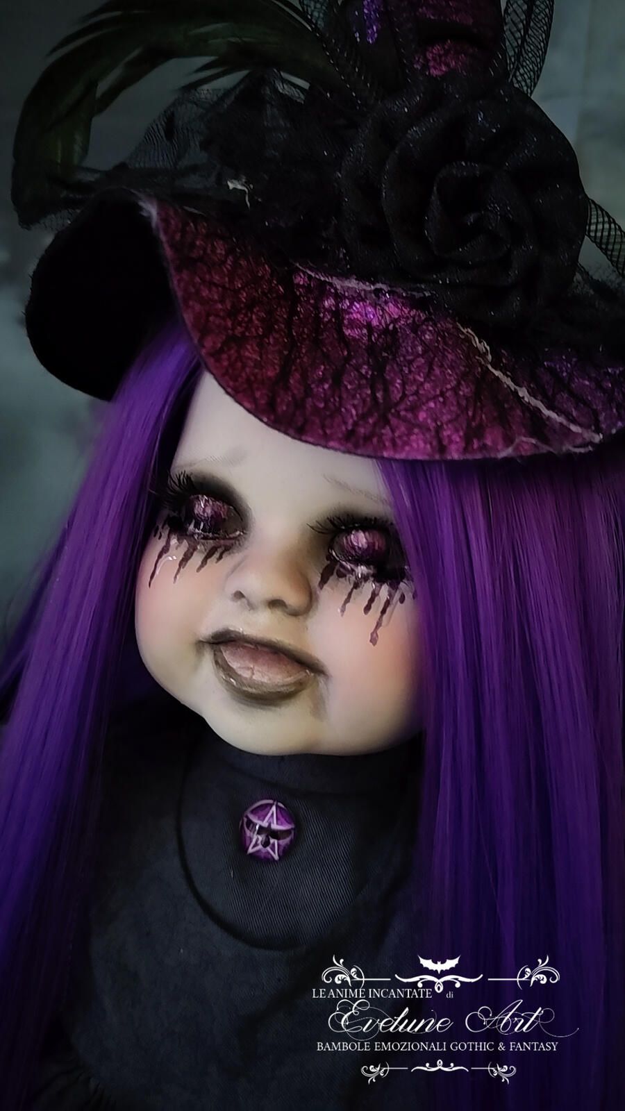 Dorothy la Strega Scalza Bambola fatta a mano 