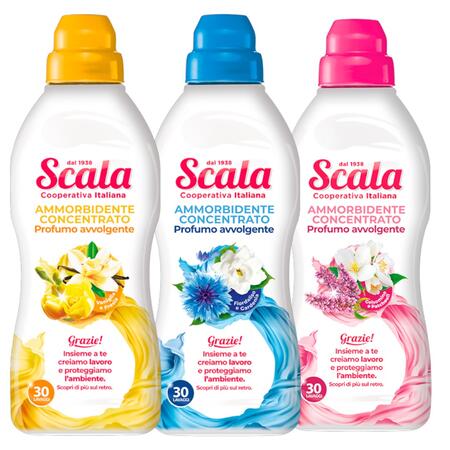 SCALA AMMORBIDENTE 30 LAVAGGI 750 ML (Confezione da 24 pezzi) 