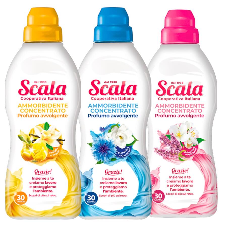 SCALA AMMORBIDENTE 30 LAVAGGI 750 ML (Confezione da 24 pezzi) 
