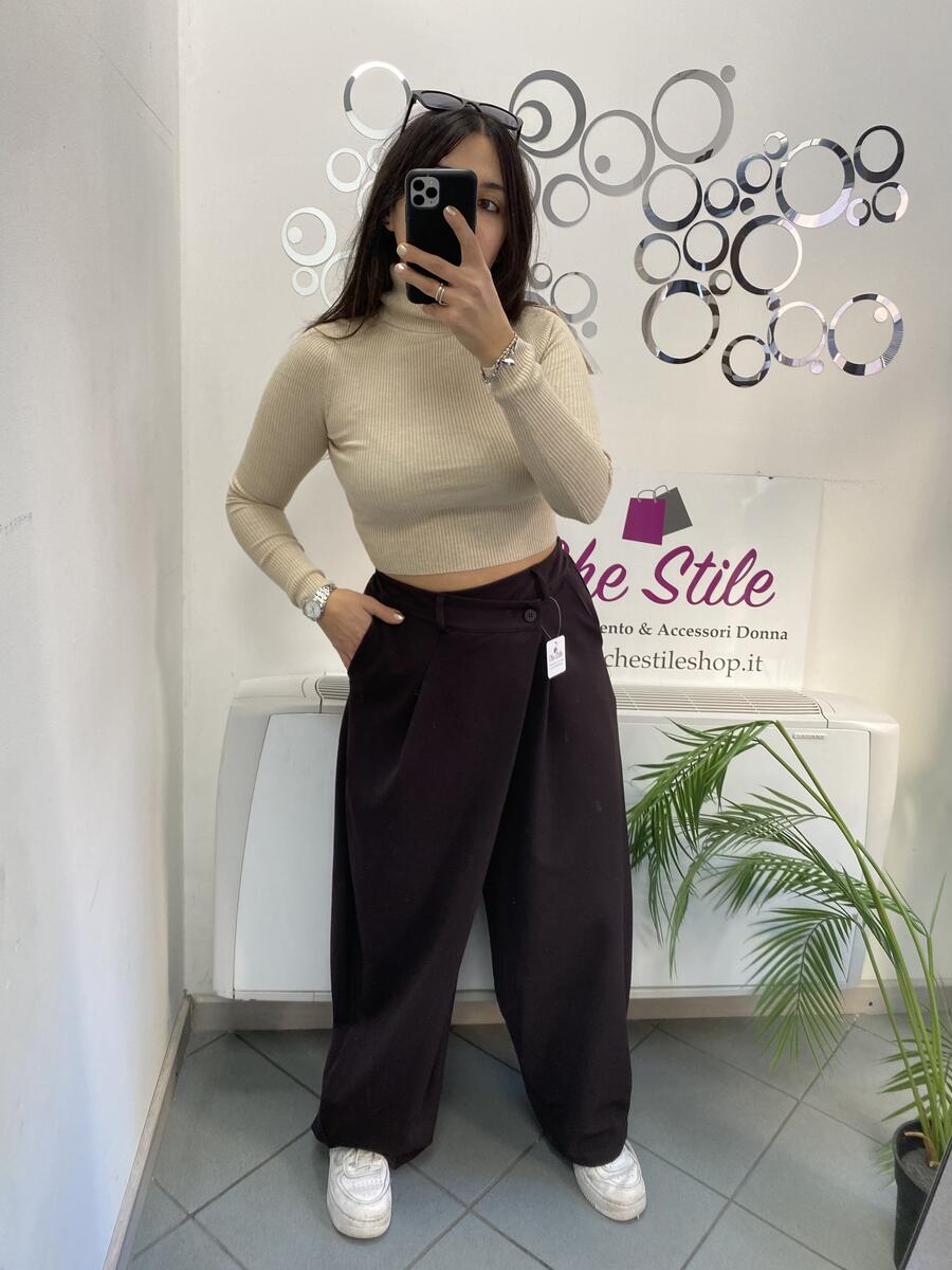 NOVITÀ Pantalone baggy chiusura storta