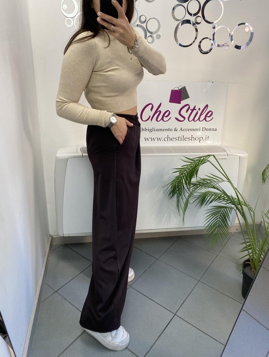 NOVITÀ Pantalone baggy chiusura storta