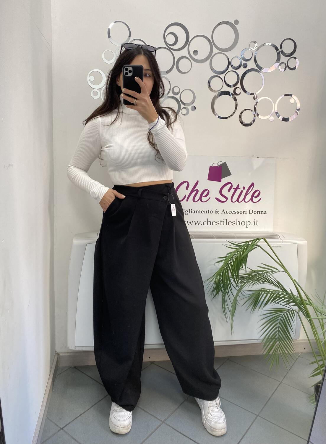NOVITÀ Pantalone baggy chiusura storta