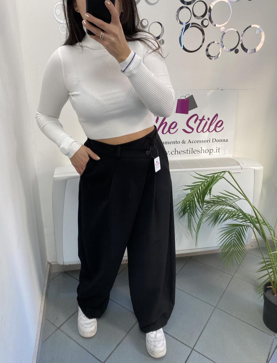 NOVITÀ Pantalone baggy chiusura storta