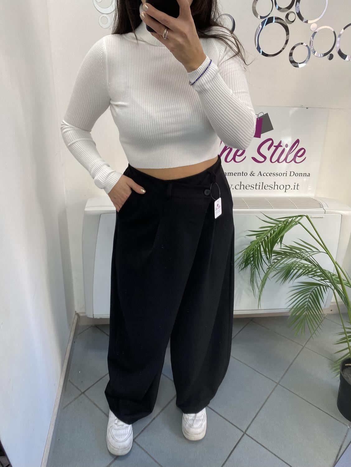 NOVITÀ Pantalone baggy chiusura storta