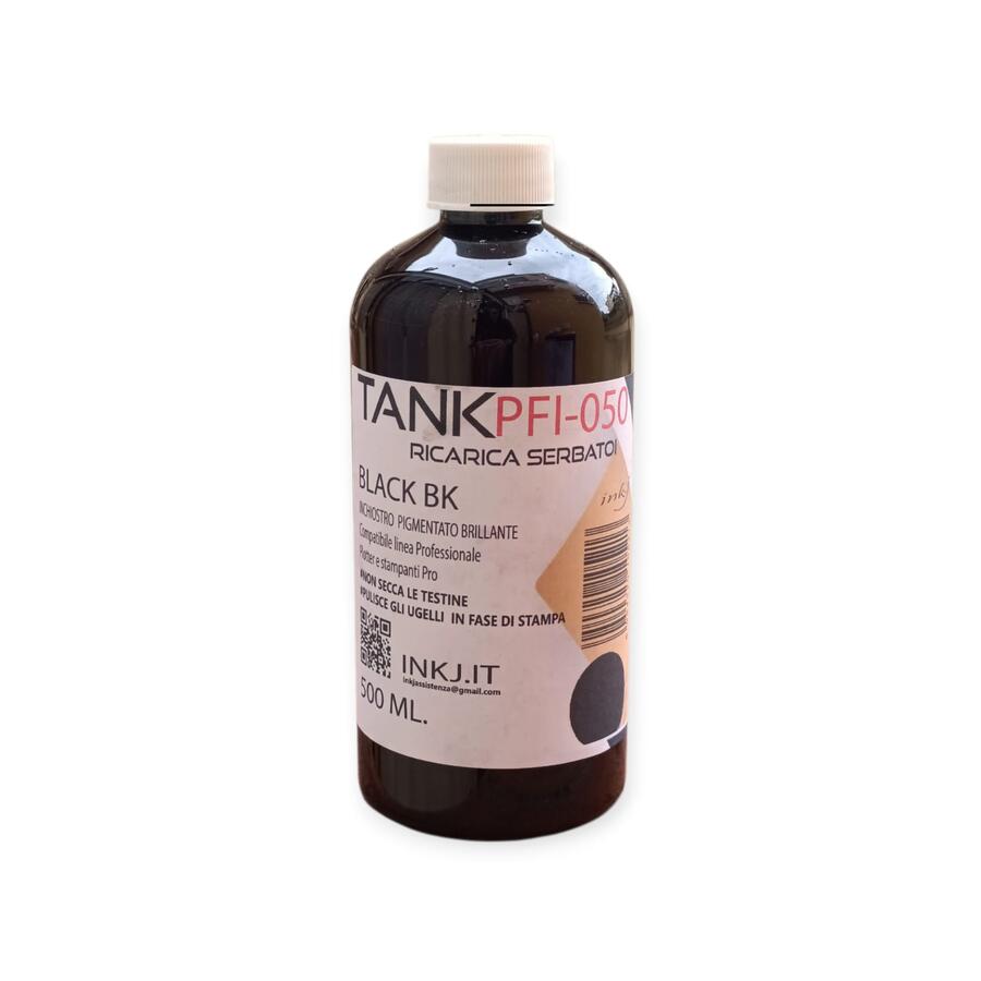  TANK  PFI-050 4 X 500 ML. INCHIOSTRO PIGMENTATO COMPATIBILE BK-M-Y-C PER PLOTTER CANON TC-20, TC-21  TC-21-M