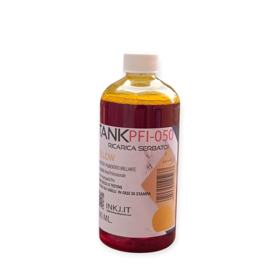  TANK  PFI-050 4 X 500 ML. INCHIOSTRO PIGMENTATO COMPATIBILE BK-M-Y-C PER PLOTTER CANON TC-20, TC-21  TC-21-M