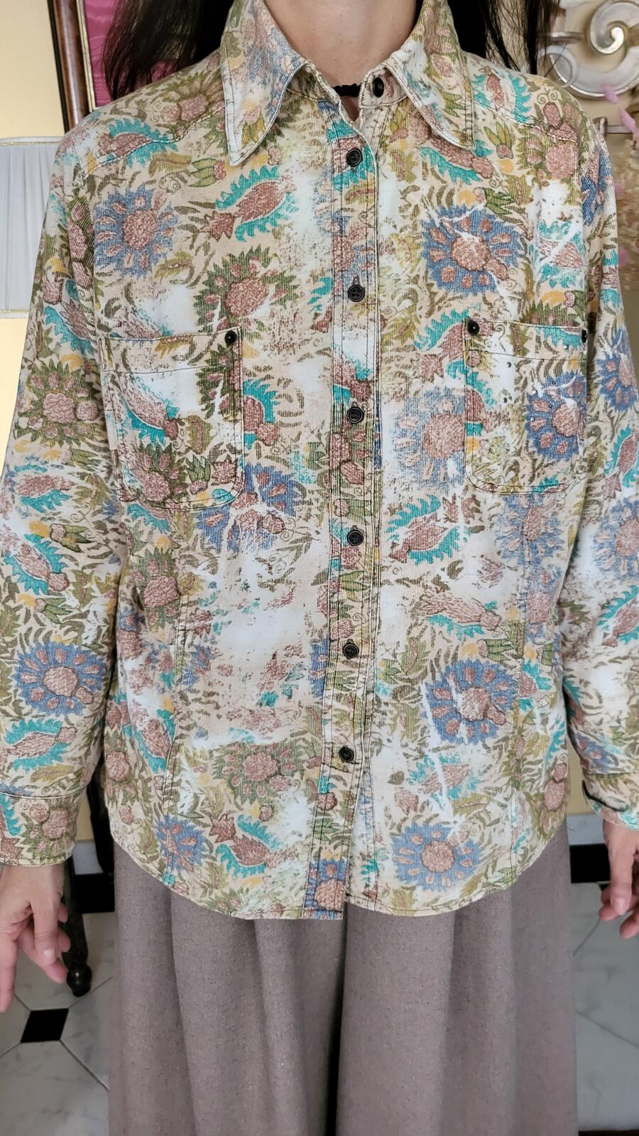 Camicia Velluto Elena Mirò 