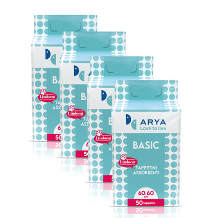 200 tappetini assorbenti 60x60 per Cani traverse igieniche con adesivi