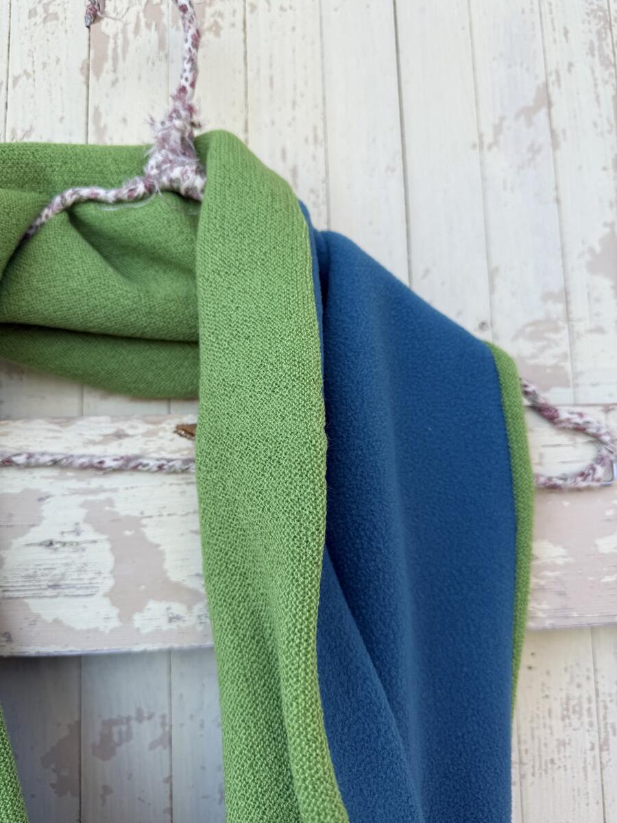 Sciarpa verde e azzurra 