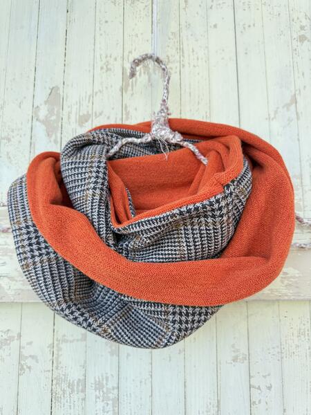 Sciarpa principe di Galles e arancio 