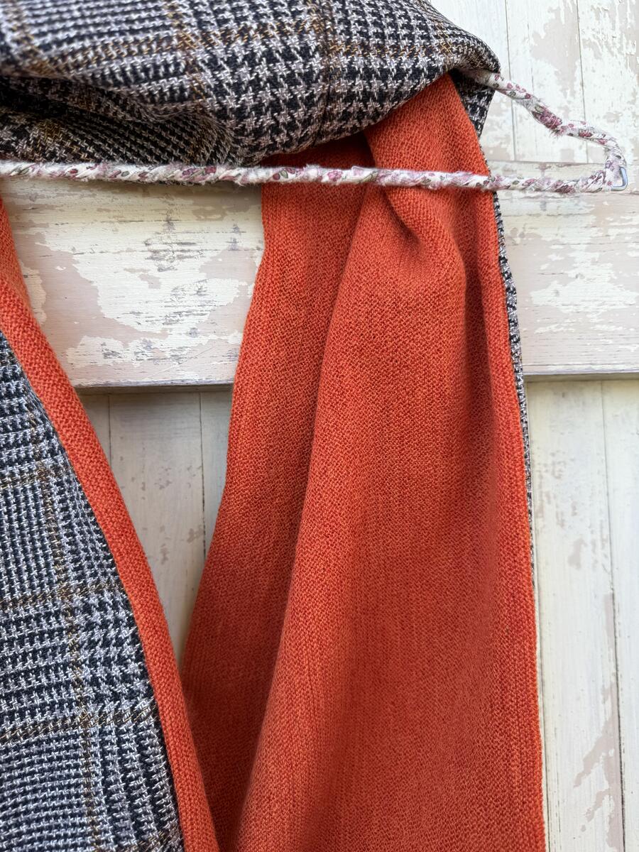 Sciarpa principe di Galles e arancio 