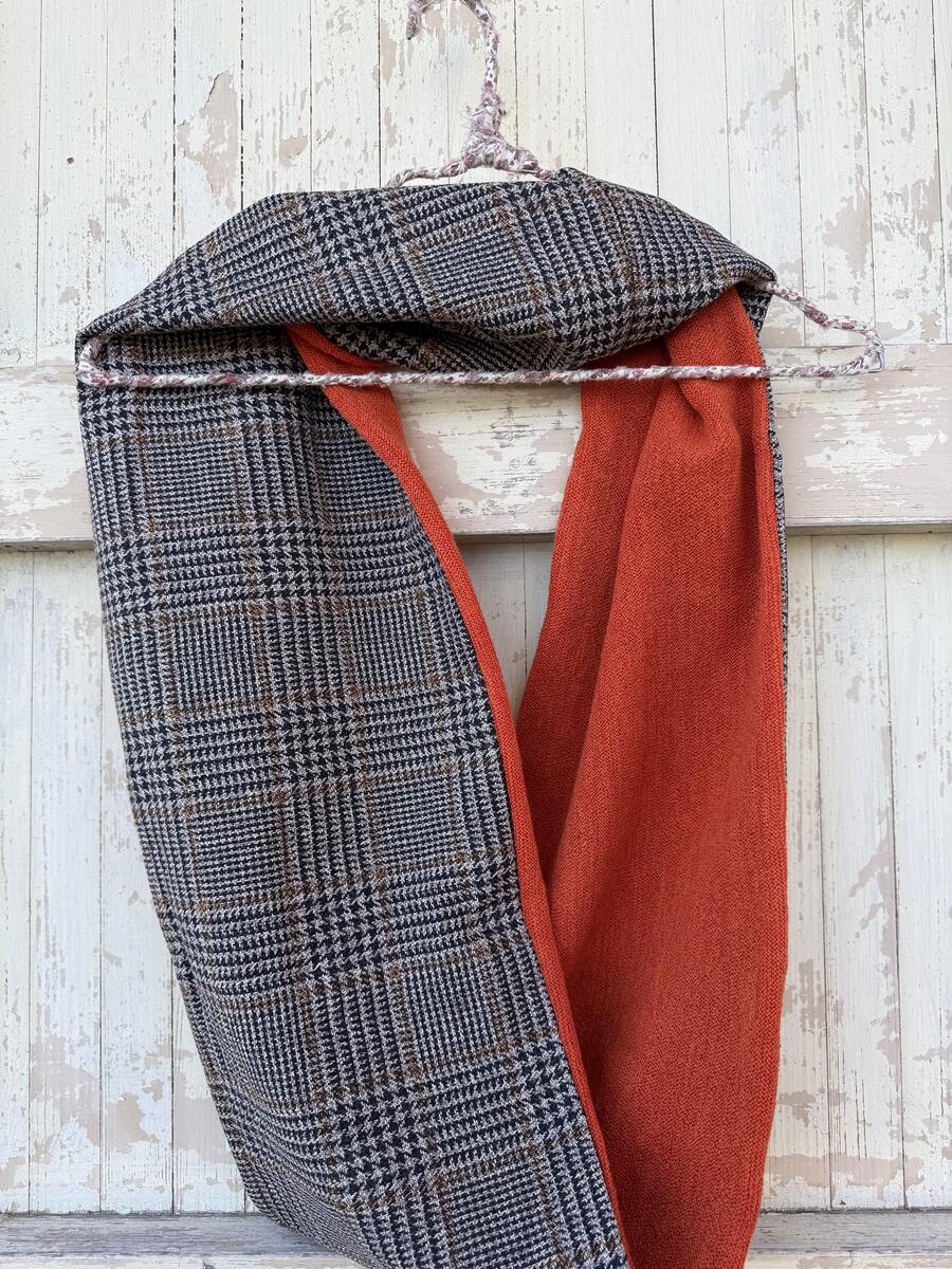 Sciarpa principe di Galles e arancio 