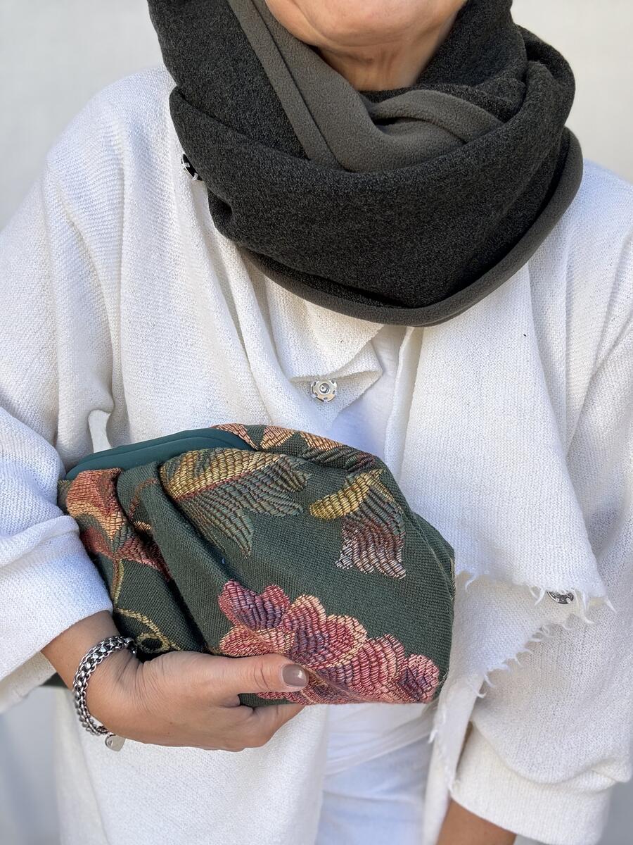 Sciarpa verde bosco 