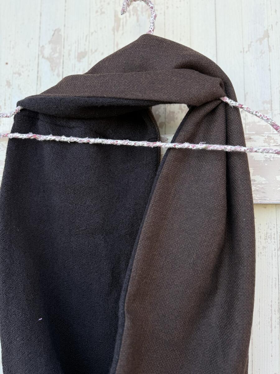 Sciarpa marrone scuro 