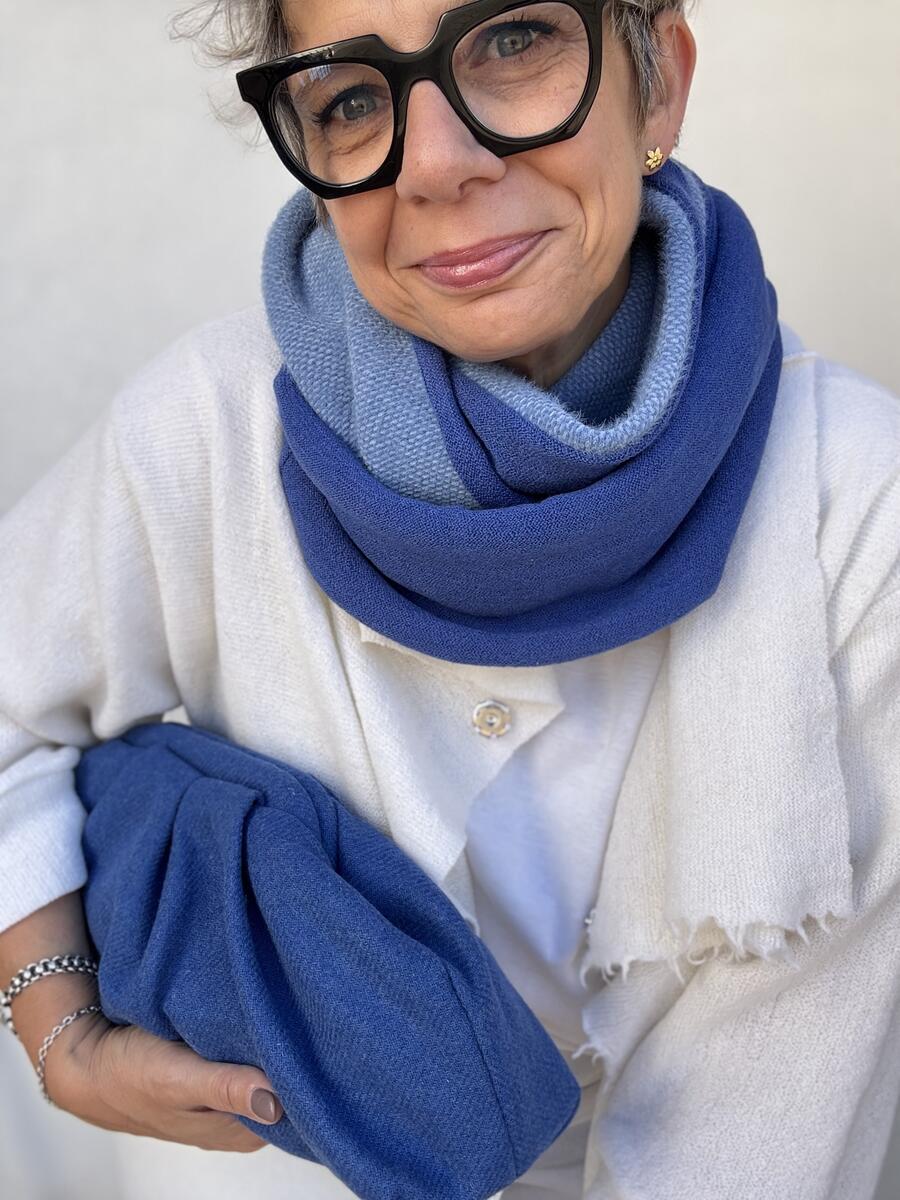 Sciarpa bluette