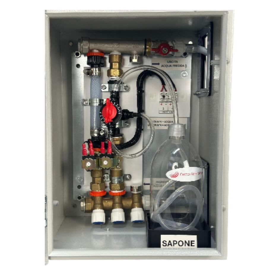 Gettoniera + Lettore RFID per 3 Dispositivi con Funzione “Acqua + Sapone” – Kit completo per Toelettature Self