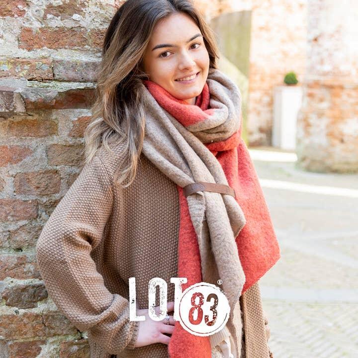 SCIARPA FEM TWIN CAMEL - RUGGINE